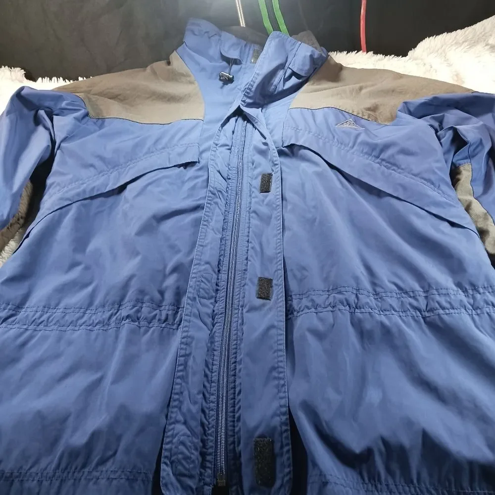 Nike ACG Storm Fit Men's Mountain Parka Blue/Gray Colorblock 90's Vintage XL....